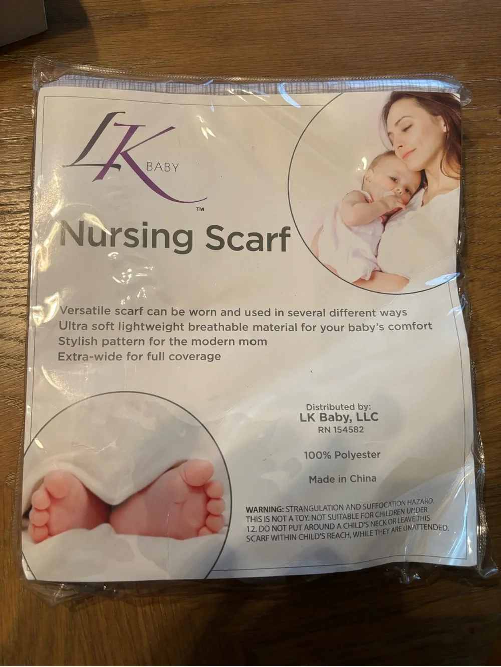 Nursing Scarf - Lightweight Cover for Breastfeeding